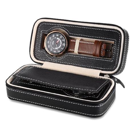 Curren PU Leather 2 Grids Watch Box - CUR WB1003