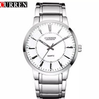 Curren Choronometer Quartz Stainless Steel Watch (Black 4.8cm Dial) - CUR121