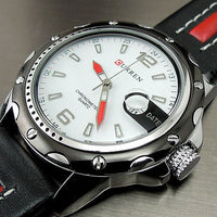 Curren Men's Watch with Leather Band (4.3 cm Dial) - CUR115