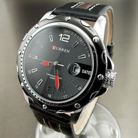 Curren Men's Watch with Leather Band (4.3 cm Dial) - CUR115