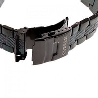 Curren Men's Black Stainless Steel Chronograph (Black 4.5cm Dial) - CUR062