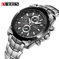 Curren Men's Stainless Steel Waterproof Chronograph (Dial 4.0cm) - CUR116