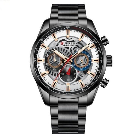 Curren Men's Full Steel Chronograph Watch (Dial 4.5cm) - CUR212