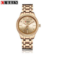 Curren Women's Auto Date Stainless Steel ( Dial 3.75cm) - CUR 142