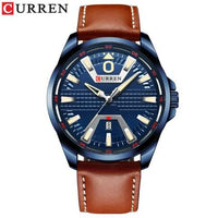 Curren Men's Leather Band Business Watch (Dial 4.7cm) - CUR182