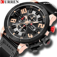 Curren New Men's Chronograph Watch (Dial 4.6cm) - CUR 165