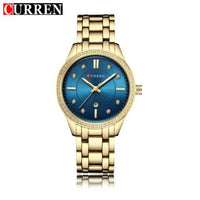 Curren Women's Auto Date Stainless Steel ( Dial 3.75cm) - CUR 142