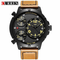 Curren Triple Time Zone Watch (Dial 5.2cm) - CUR171