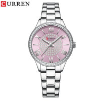 Curren Women's Blanche Rhinestone Watch (Dial 3.2cm) - CUR218