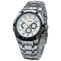 Curren Men's Stainless Steel Waterproof (Red 4.4cm Dial) - CUR118